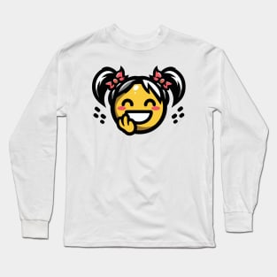 emoji funny Long Sleeve T-Shirt